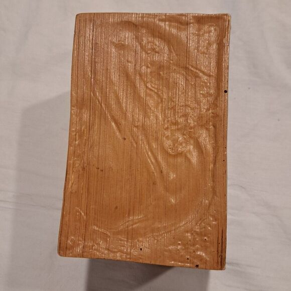 Vintage US MAIL BOX PLANTER blow mold Made for FTD 1985 brown w/ red flag retro - Picture 5 of 8